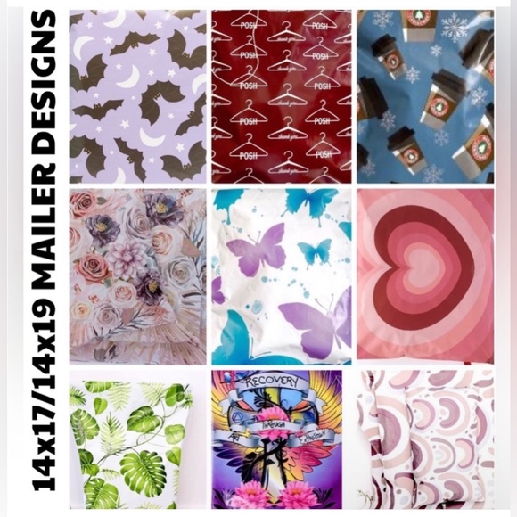 🍂Pretty Mailers 100% recyclable, Sustainable Packaging 14x17 - Picture 5 of 8